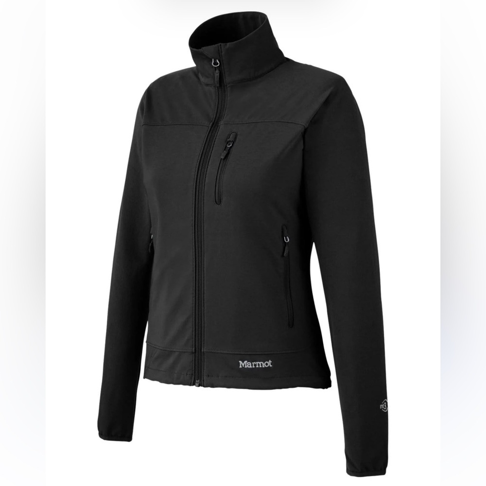 MARMOT LADIES' Tempo Jacket In Black W/ PAR Logo Size Medium - Picture 14 of 14